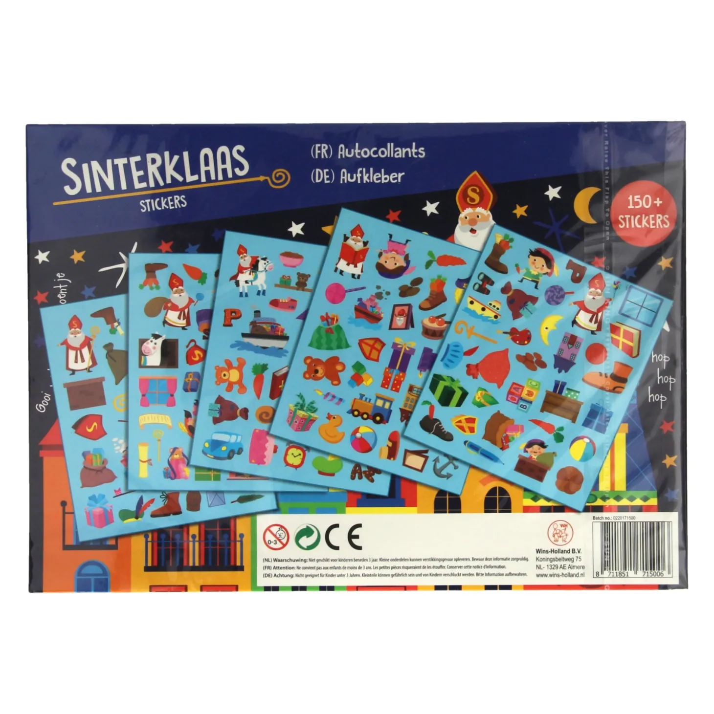 Stickervellen Sinterklaas