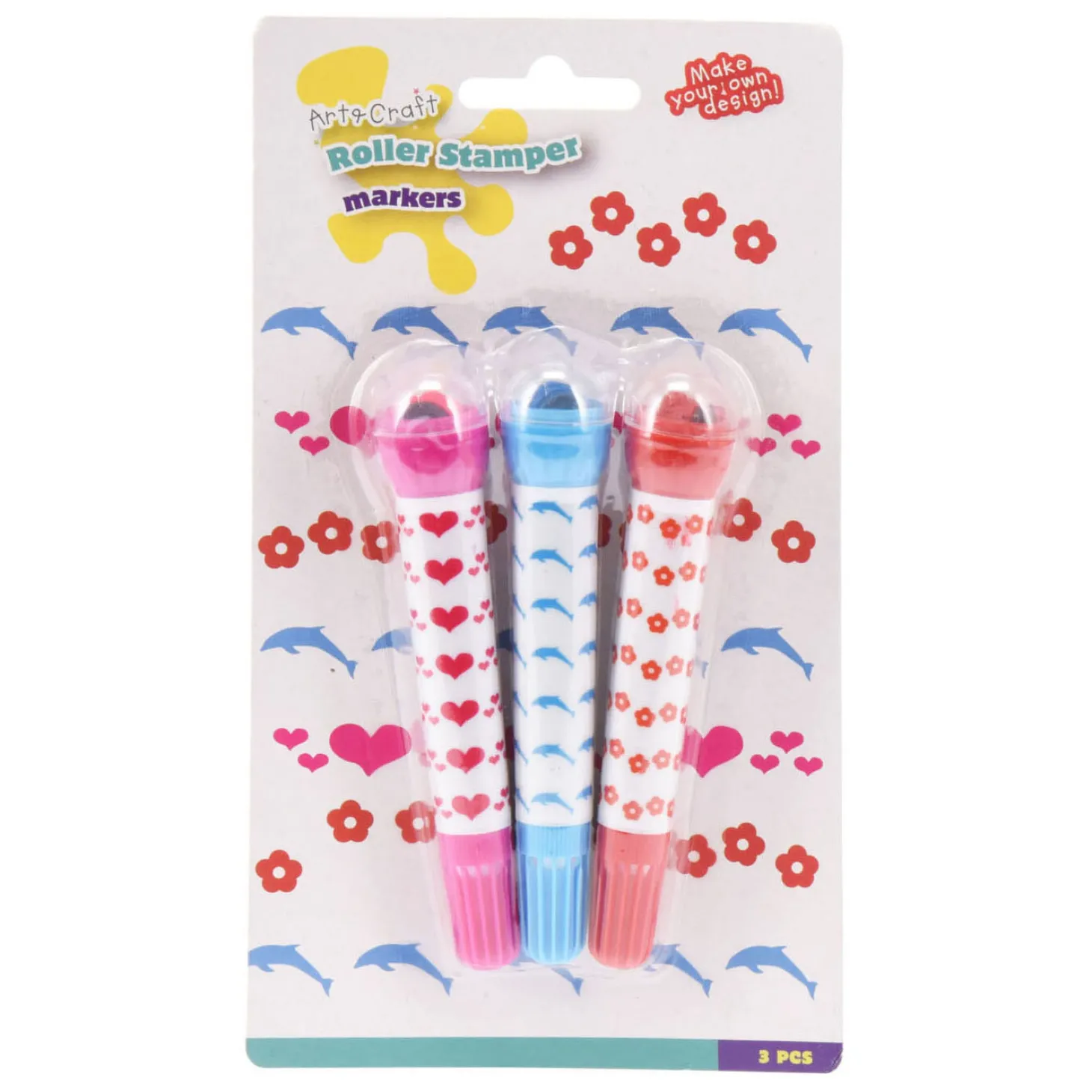 Stift met Stempel, 3st.