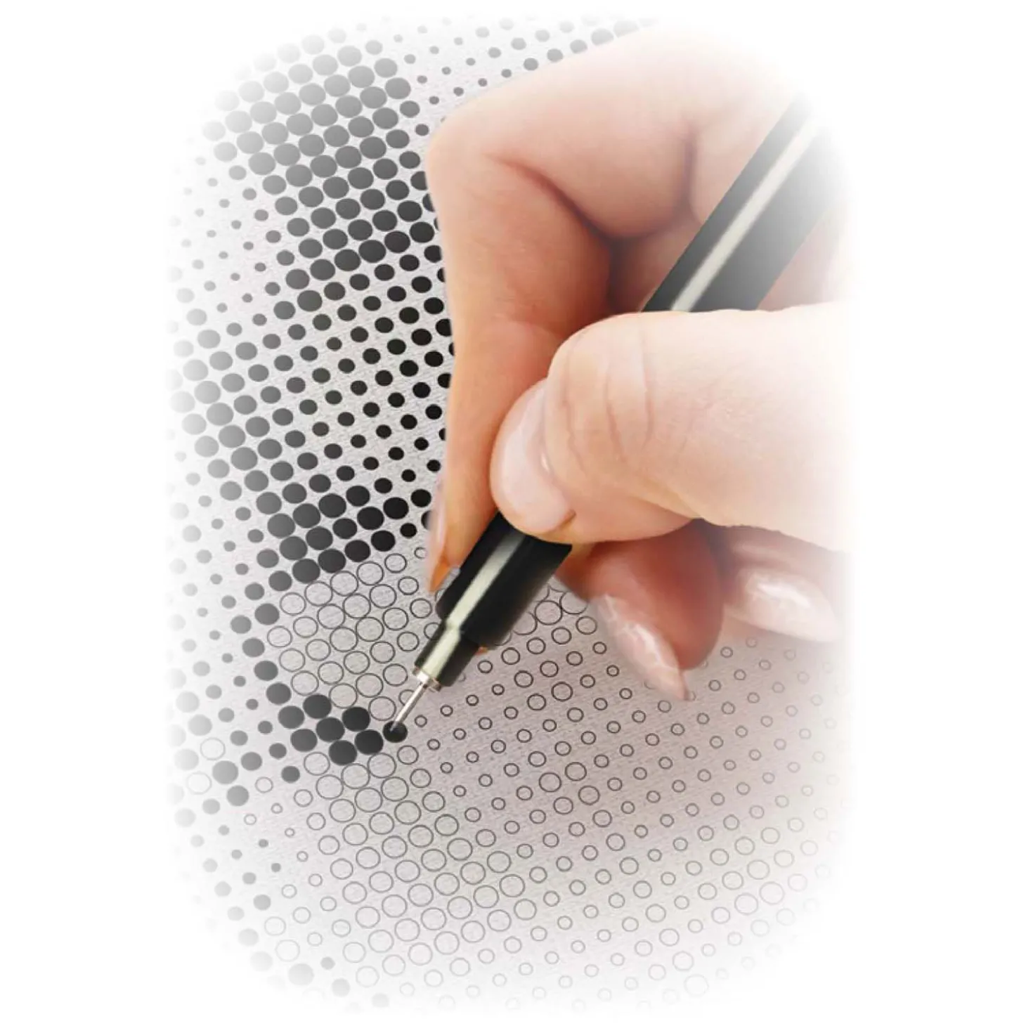 Stippenkunst op Doek Hond - 40 x 30 cm - incl. Fineliners