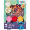Stitch Kleiset met Vormen - 6 Kleipotjes