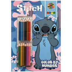 Stitch Kleurboek Kleuren op Nummer