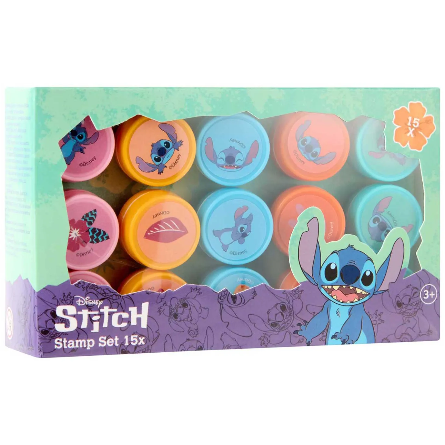 Stitch Stempelset, 15st.