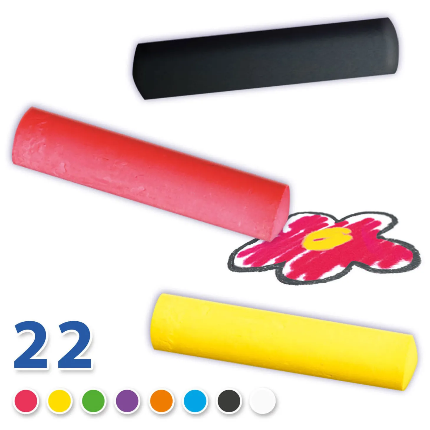 Stoepkrijt Emmer, 22st.