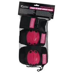 Street Rider Beschermset M - Roze, 6dlg.