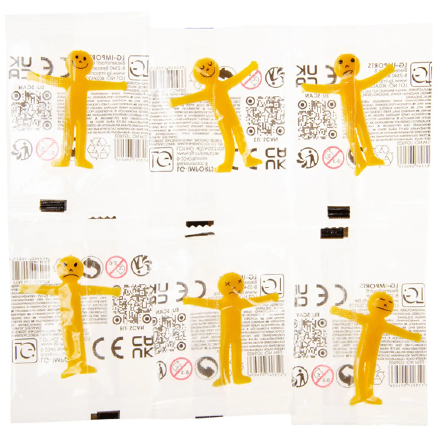 Stretchy Lachgezicht Mannetje