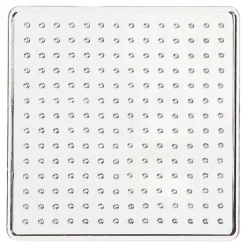 Strijkkralenbordje Helder 7x7cm, 1st.