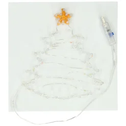 String Art Kerstboom met LED Lampjes
