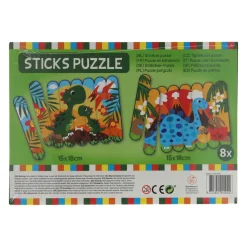 Strokenpuzzel Dino - 8st.