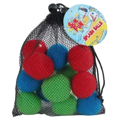 Sun Fun 12 Gekleurde Waterballen in Opbergtas, 6cm
