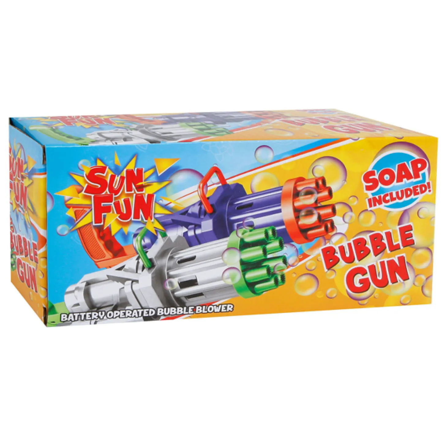 Sun Fun Super Bellenblaaspistool met Zeep, 37cm