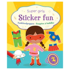 Super Girls Sticker Fun - Aankleedpoppen Stickerboek