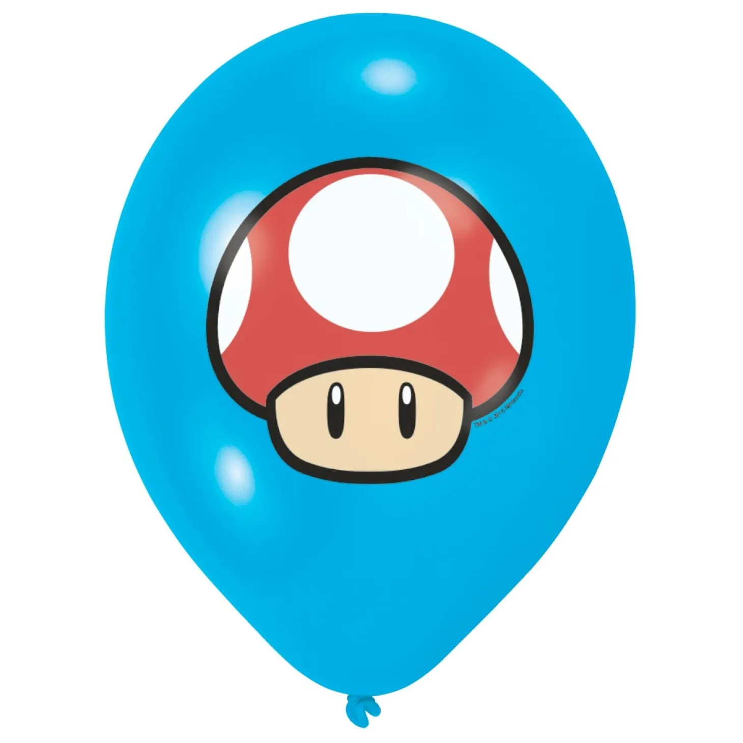Super Mario Latex Ballonnen, 6st.