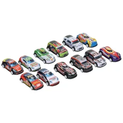 Super Metal Car Pull Back Set - 12-Pack