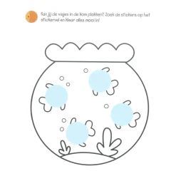 Superleuk Kleur- en Stickerboek voor de Allerkleinsten