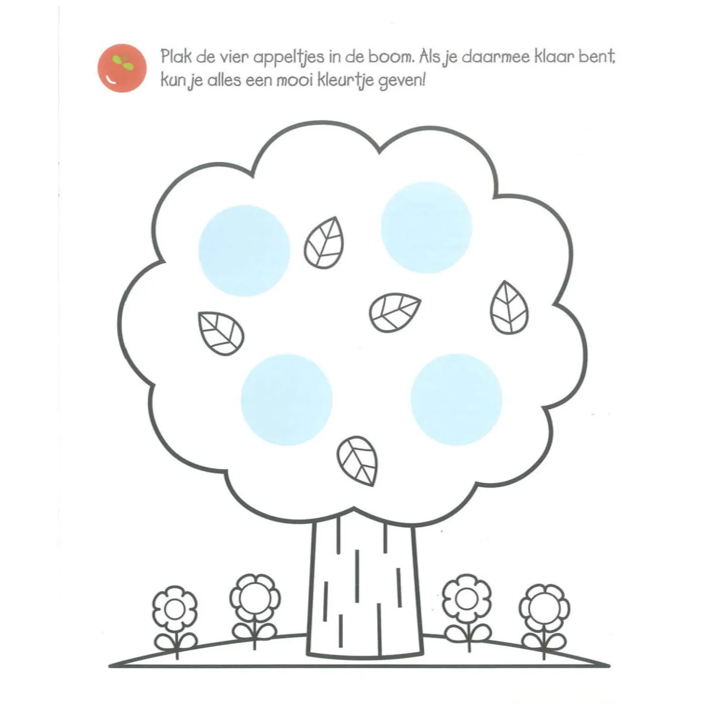 Superleuk Kleur- en Stickerboek voor de Allerkleinsten