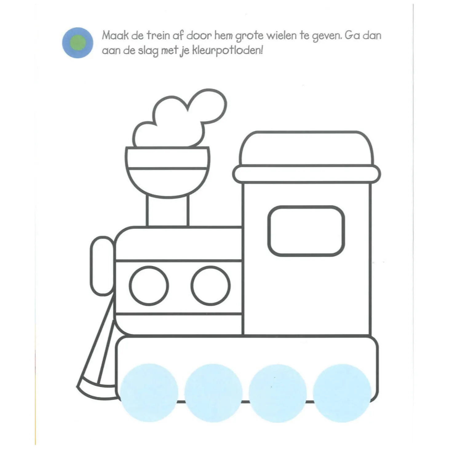 Superleuk Kleur- en Stickerboek voor de Allerkleinsten