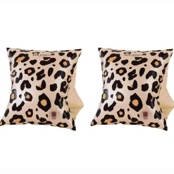 Swim Essenstials Zwembandjes Panter Beige, 0-2 jaar