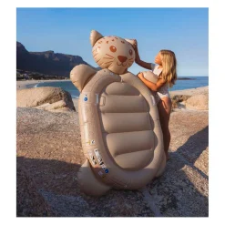 Swim Essentials - Brown Leopard Animal Luchtbed, 177cm