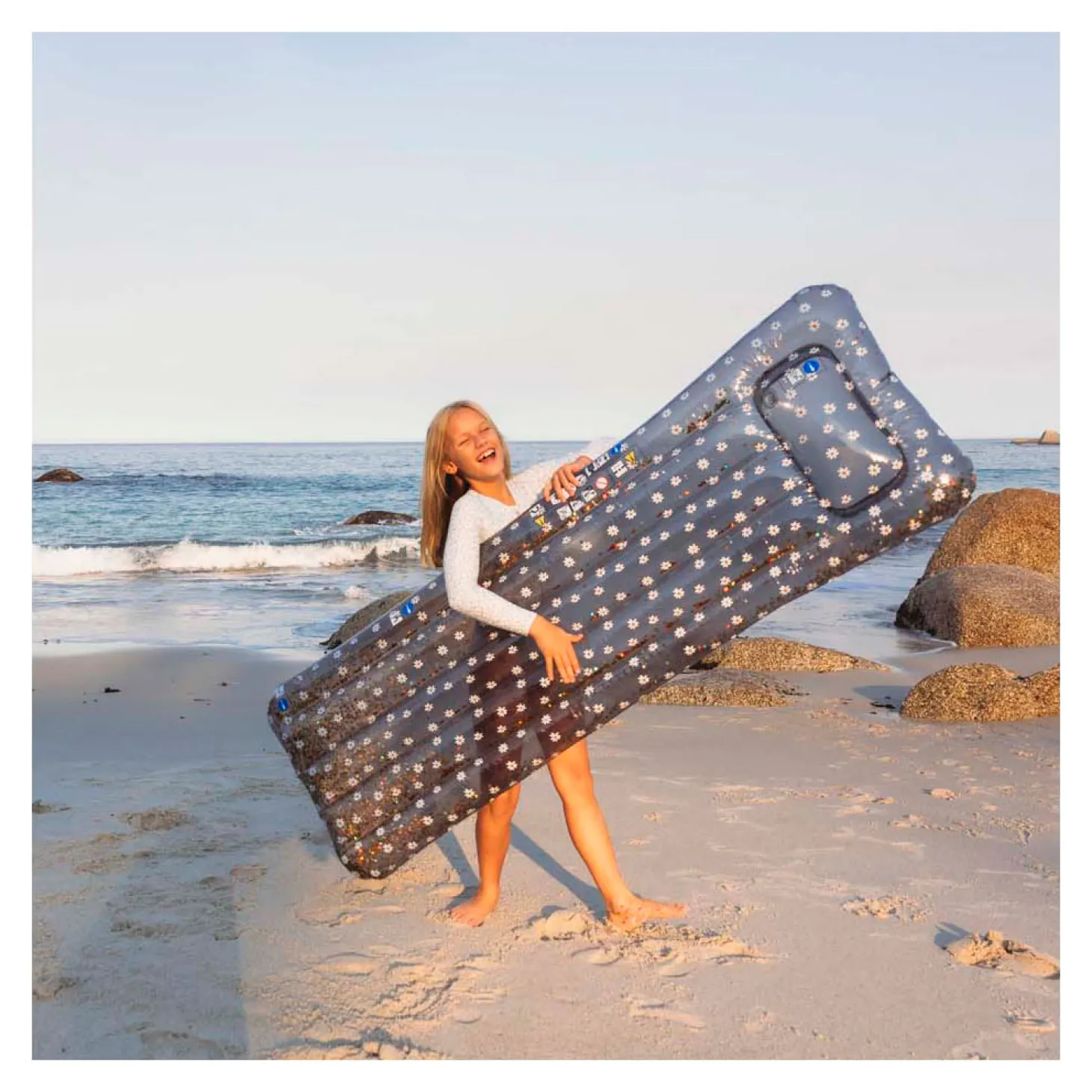 Swim Essentials - Daisy Flowers Luchtbed, 180cm