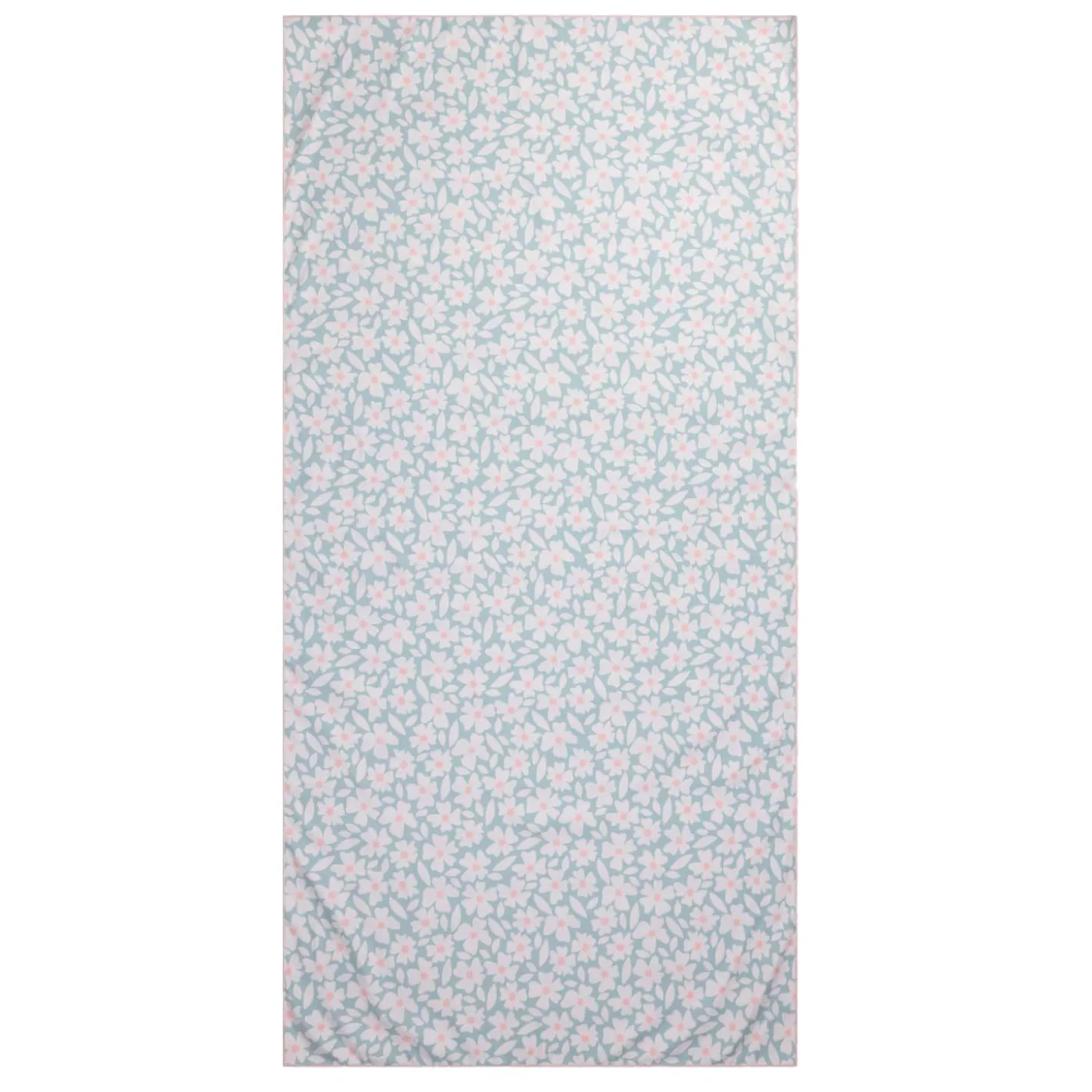 Swim Essentials - Florish Green Strandlaken, 180x90cm