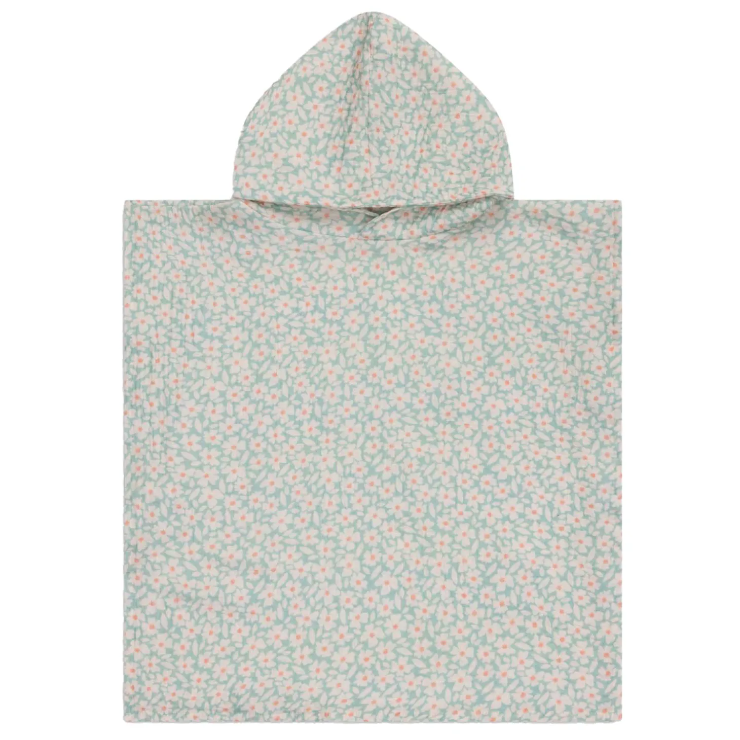 Swim Essentials - Florish Green Poncho, 55x50cm