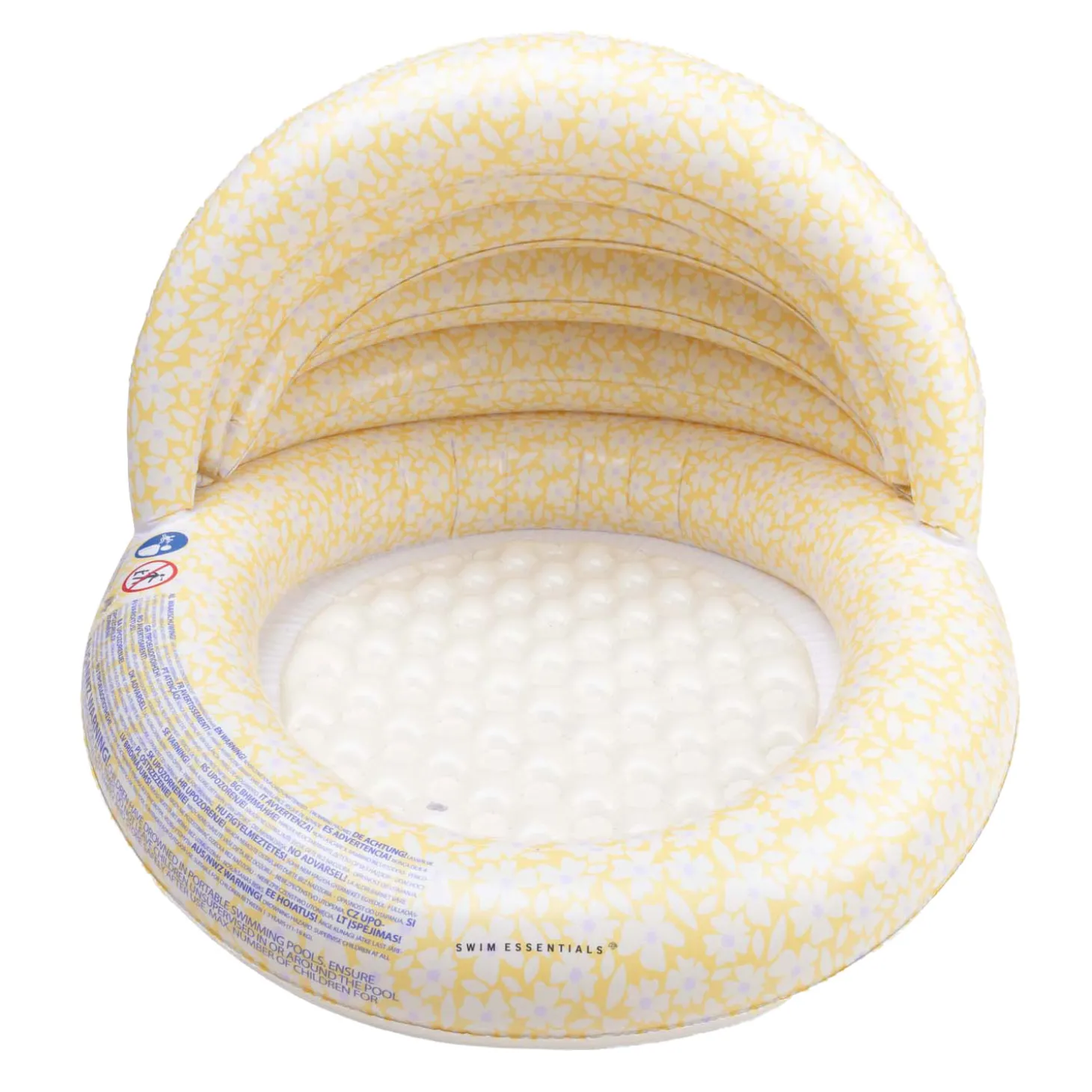 Swim Essentials - Florish Yellow Canopy Kinderzwembad, 100cm