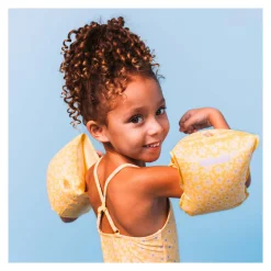 Swim Essentials - Florish Yellow Zwembandjes, 0-2 Jaar