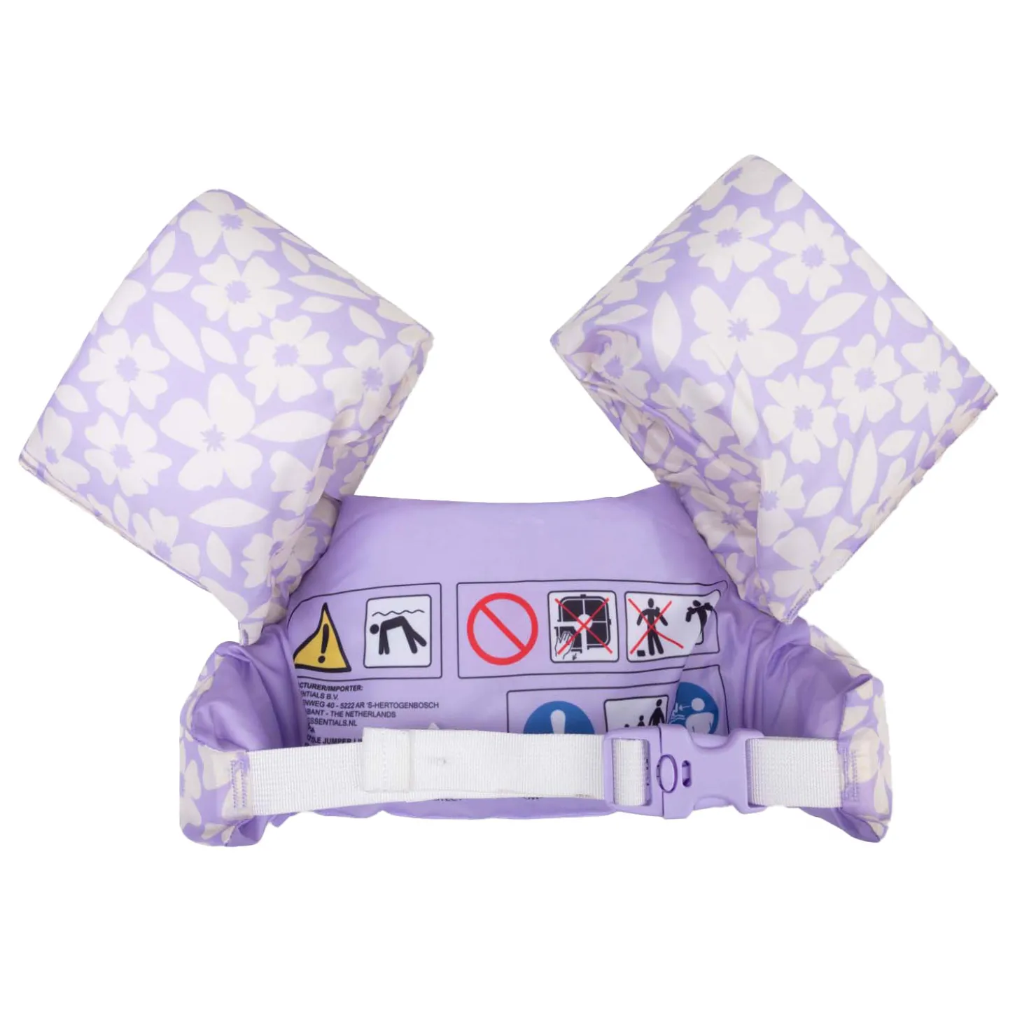 Swim Essentials - Florish Purple Puddle Jumper Zwemvest, 2-6 Jaar