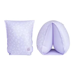 Swim Essentials - Lila Leopard Zwembandjes, 2-6 Jaar