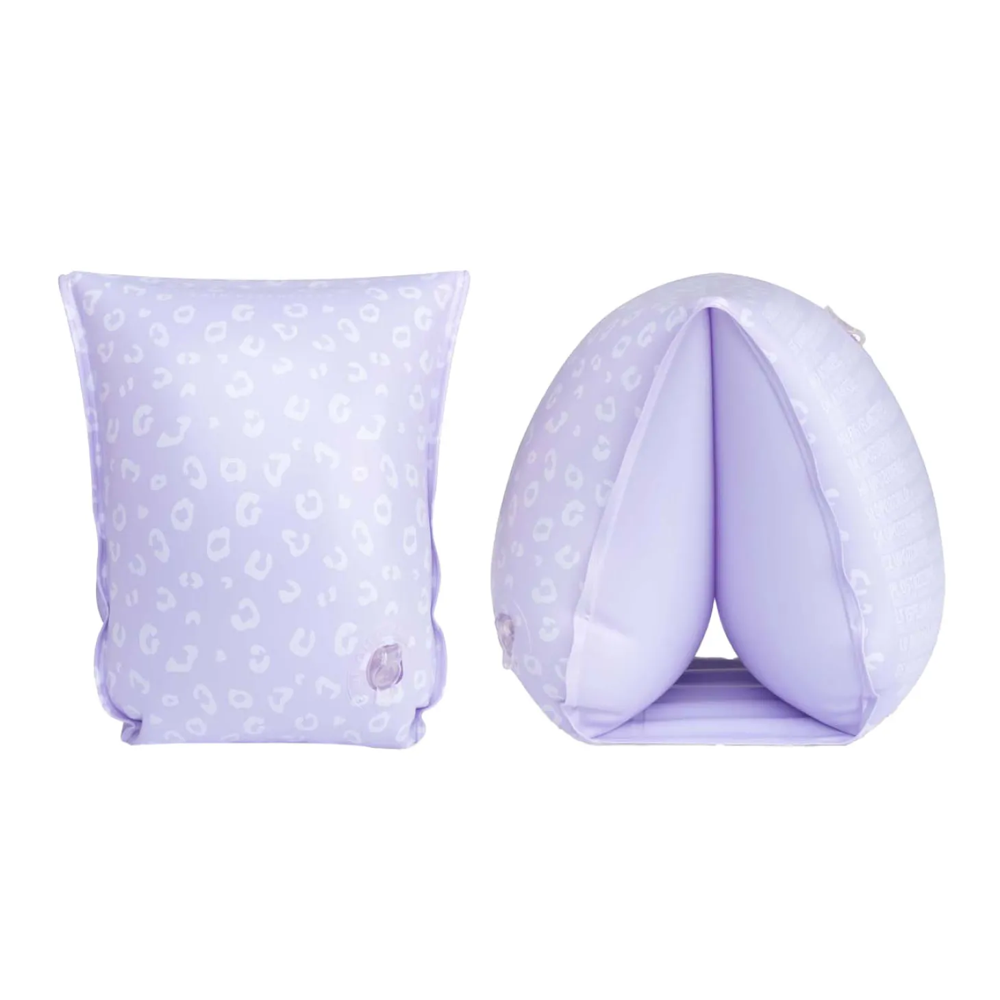 Swim Essentials - Lila Leopard Zwembandjes, 2-6 Jaar