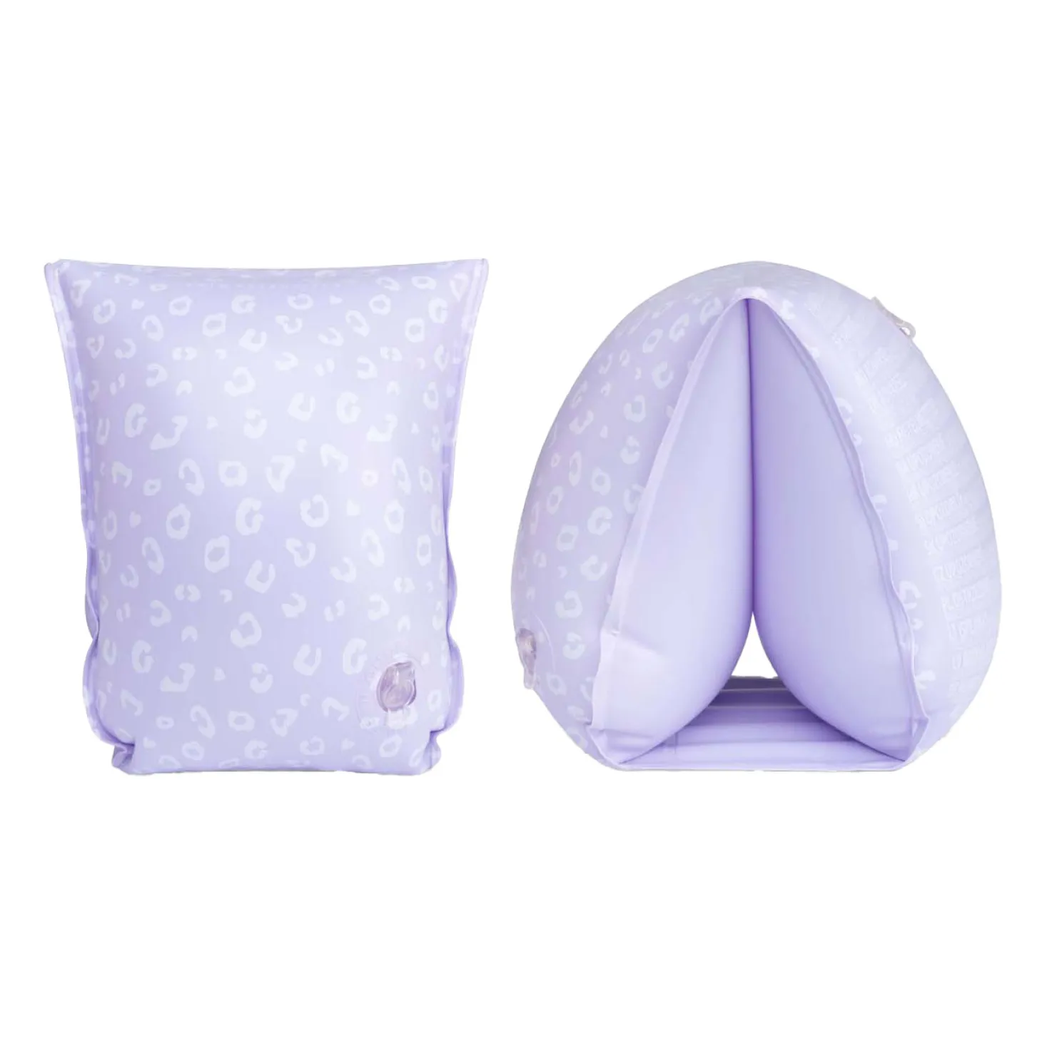 Swim Essentials - Lila Leopard Zwembandjes, 0-2 Jaar