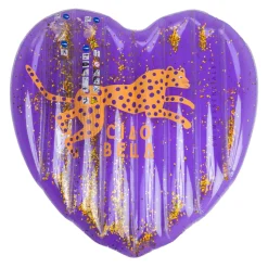 Swim Essentials - Paars Panterprint Hart Luchtbed, 150x100cm