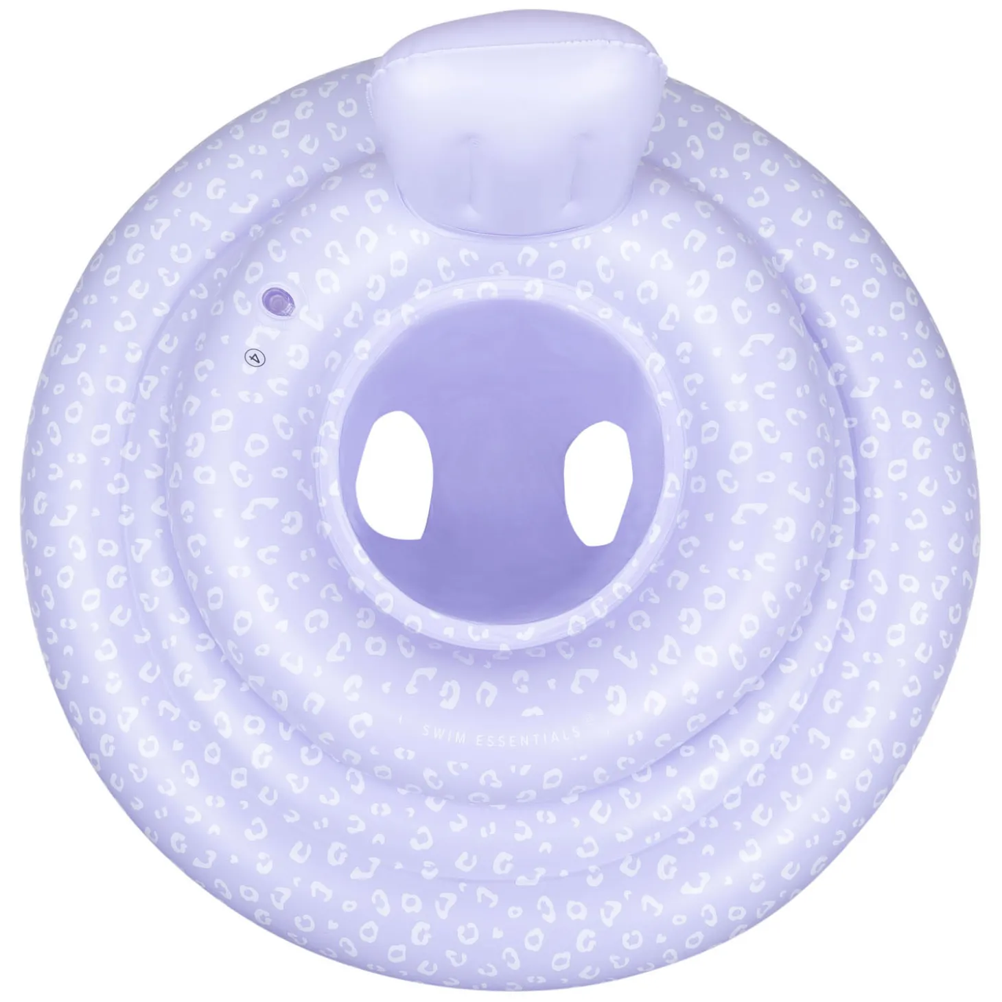 Swim Essentials Baby Zwemzitje Luipaard Lila, 0-1 jaar