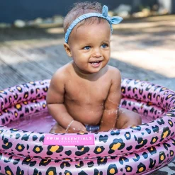 Swim Essentials Baby Zwembad Panterprint Roze, 100cm
