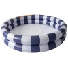 Swim Essentials Kinderzwembad Blauw Wit Gestreept, 100cm