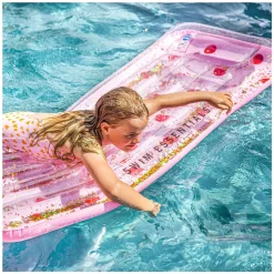 Swim Essentials Luchtbed Roze met Glitters