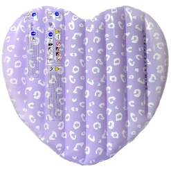 Swim Essentials Luchtbed Hart Lila Panterprint