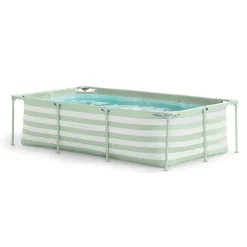Swim Essentials Luxe Groen Gestreept Zwembad, 260cm