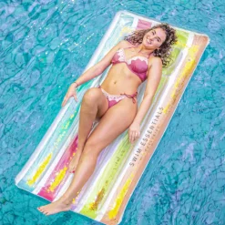Swim Essentials Luxe Luchtbed Regenboog