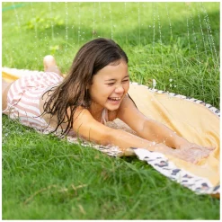 Swim Essentials Opblaasbare Waterglijbaan Beige Panterprint