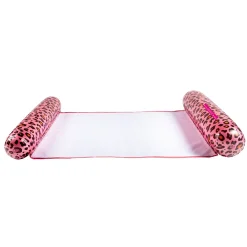 Swim Essentials Waterhangmat Panterprint Roze, 116cm