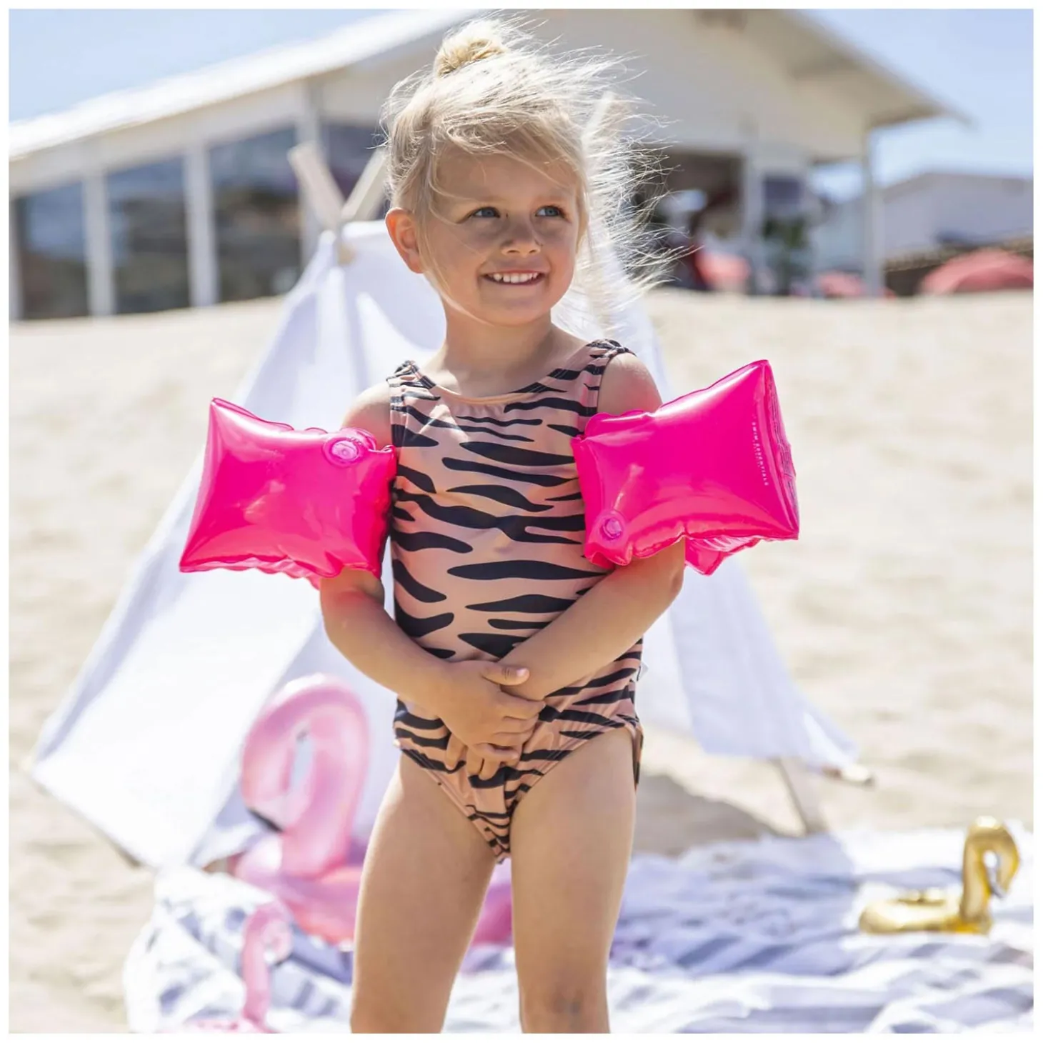 Swim Essentials Zwembandjes Neon Roze, 0-2 jaar