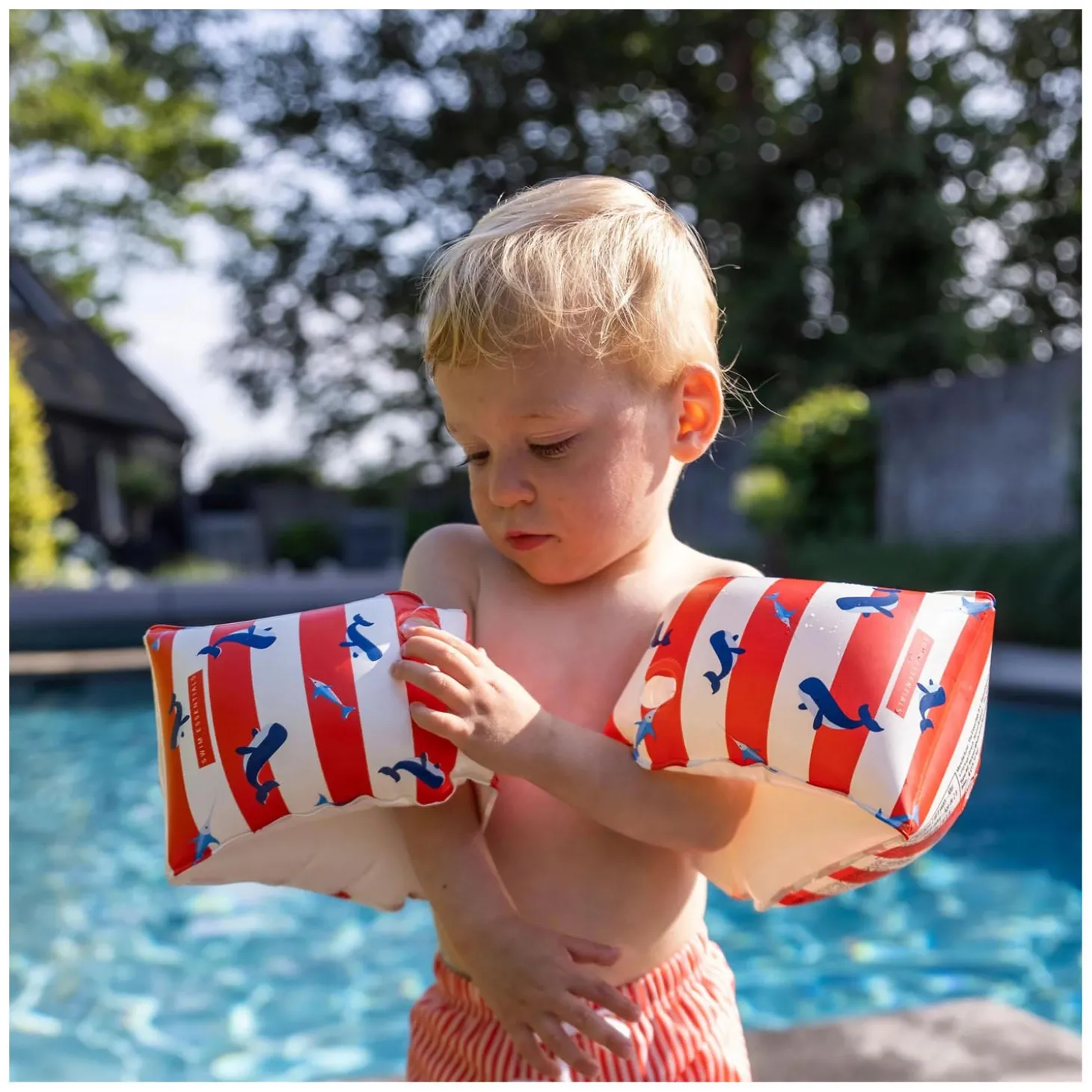 Swim Essentials Zwembandjes Walvis, 0-2 jaar