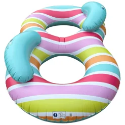 Swim Essentials Zwemring Dubbel Regenboog, 190cm