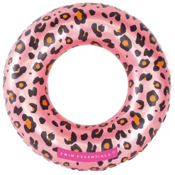 Swim Essentials Zwemring Rosé Goud Panterprint