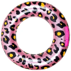 Swim Essentials Zwemring Panterprint Rose Goud, 70cm