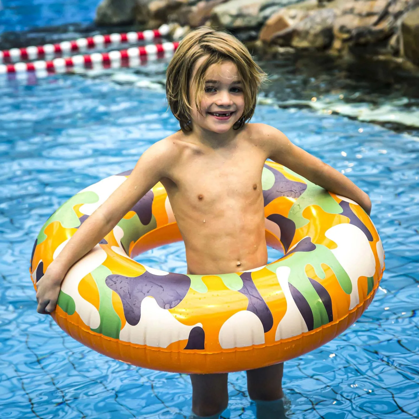 Swim Essentials Zwemring Camouflage, 90cm