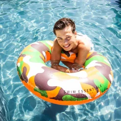 Swim Essentials Zwemring Camouflage, 90cm