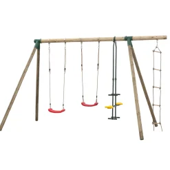 Swingking Houten Schommel met Klimladder en Duozit - Danielle