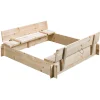 Swingking Houten Zandbak Blank - Gucio